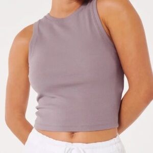 Hollister Ribbed High-Neck Tank